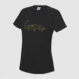 "Gym is Life - Script" - Women's Cool Fit T-shirt