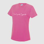 "I Don't Sweat I Sparkle" - Women's Cool Fit T-shirt