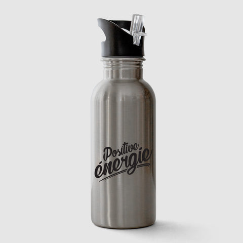 Thermos Bottle with Straw "Positive énergie"